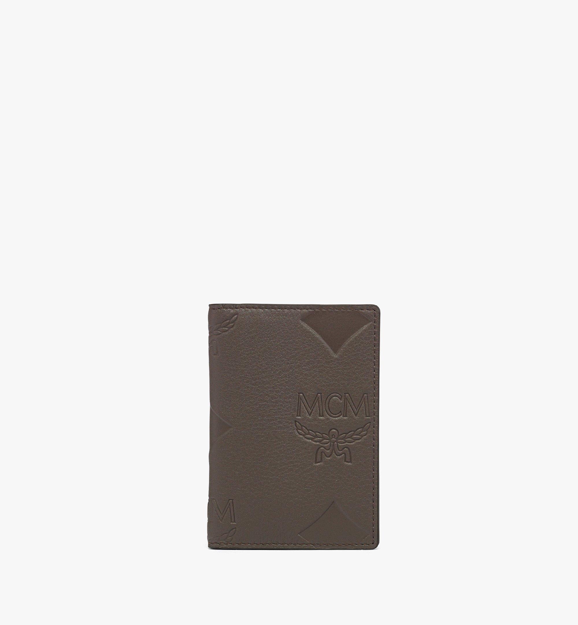 Aren Bifold Card Wallet in Maxi Monogram Leather 1